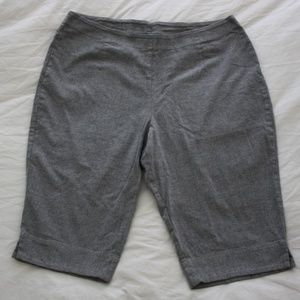 FLAX light grey shorts cotton/lycra M soft elastic